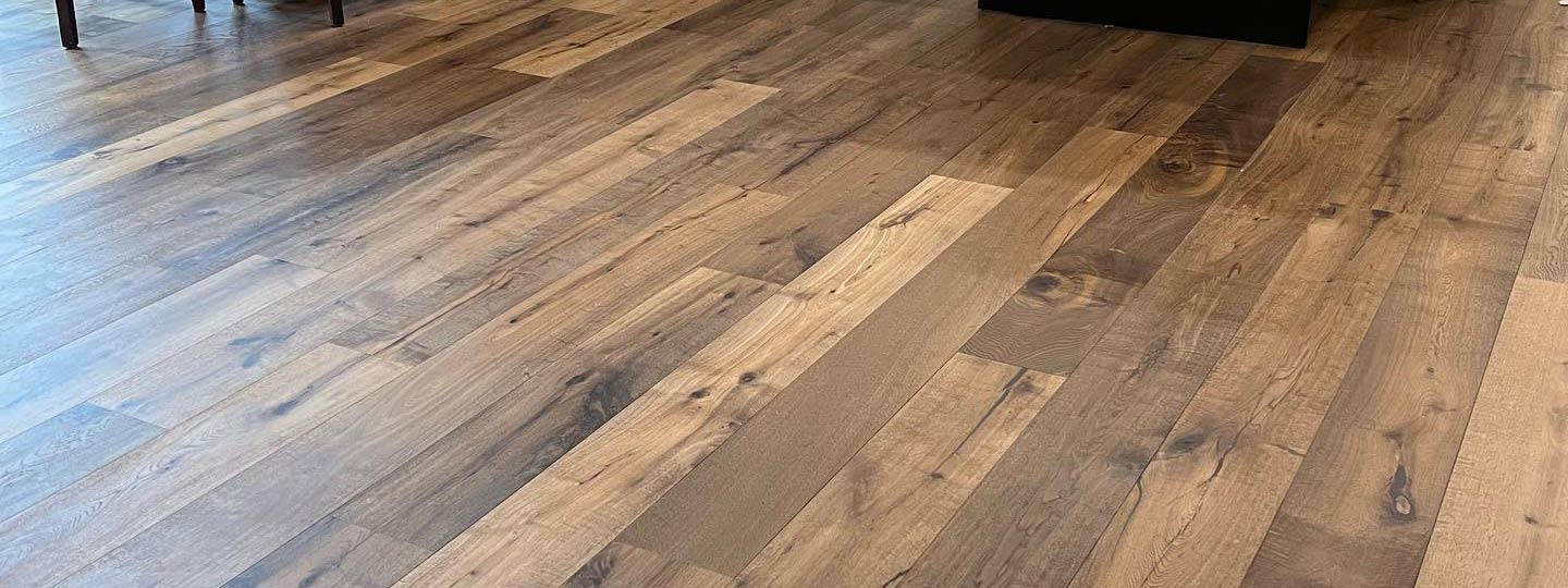 Hardwood flooring in Maryland home. 