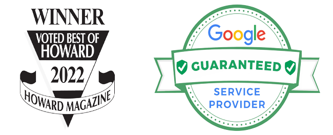 Google and Best of Howard logos